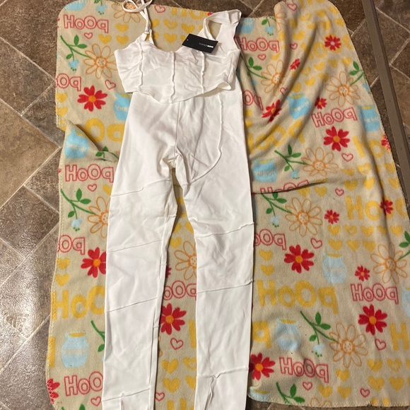 Two piece matching set , slits at the bottom of the tights - Picture 1 of 3
